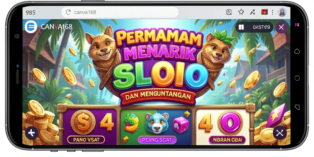 Tampilan menarik dari gameplay Slot di CANVA168 yang mengasyikkan.