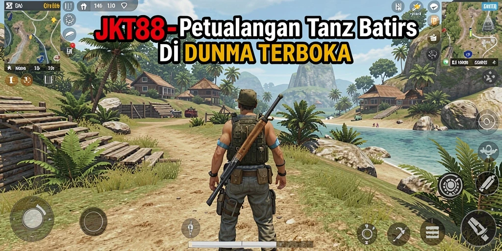 Tangkapan layar gameplay <strong>JKT88</strong> menunjukkan dunia terbuka yang menakjubkan.