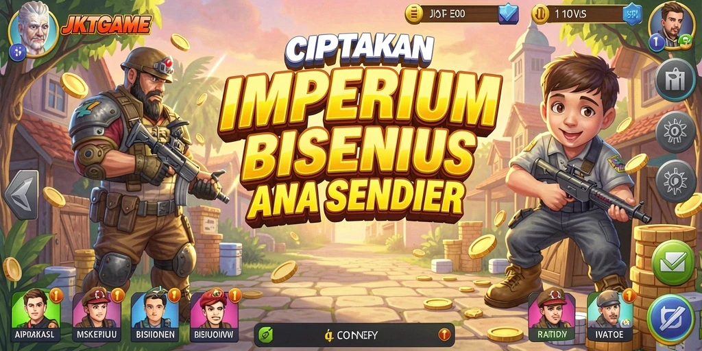 Tangkapan layar JKTGAME menampilkan aksi gameplay Tycoon yang seru.