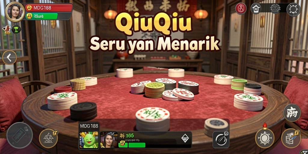 Tampilan gameplay QiuQiu yang mengasyikkan di MDG188.