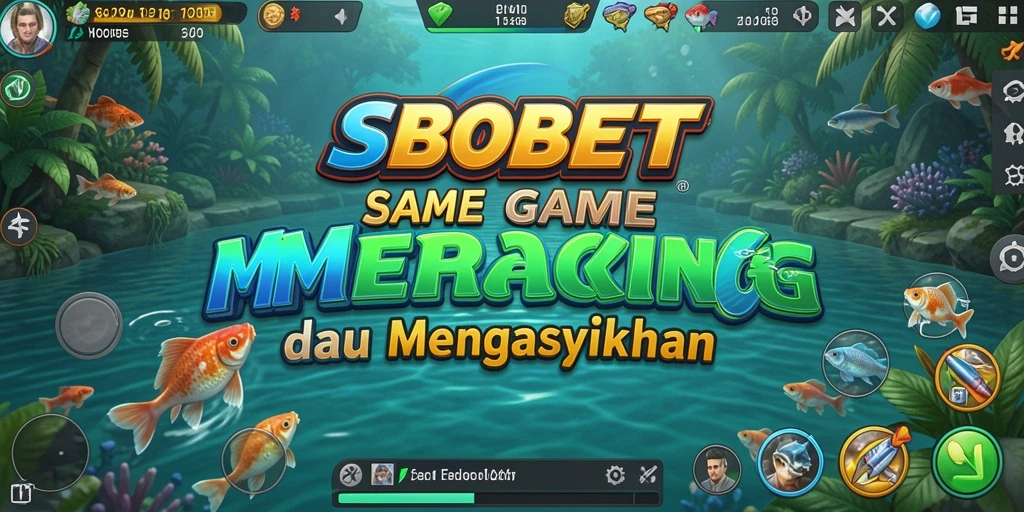 Tampilan gameplay SBOBET yang mendebarkan saat memancing.