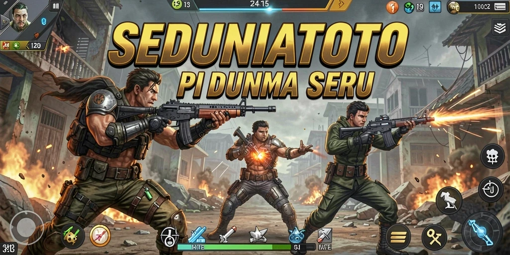 Tampilan permainan seru dari SEDUNIATOTO yang penuh aksi.
