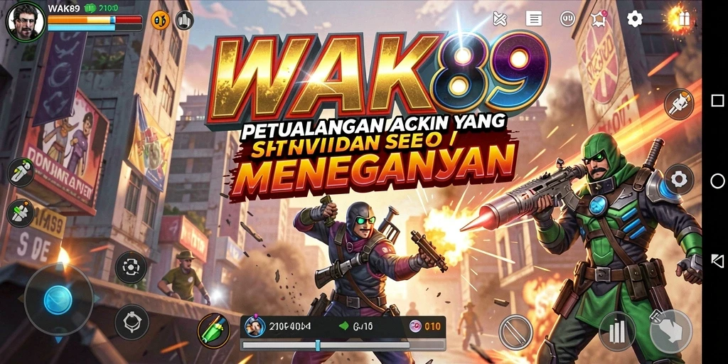 Tampilan gameplay WAK89 yang mendebarkan saat menghadapi musuh.